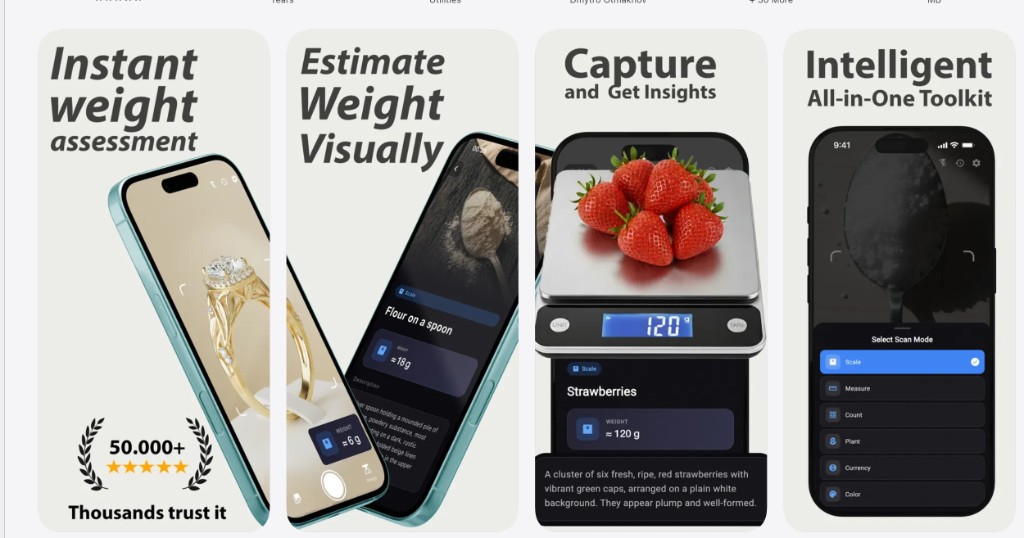 ScaleScan — AI weighing and visual estimation app